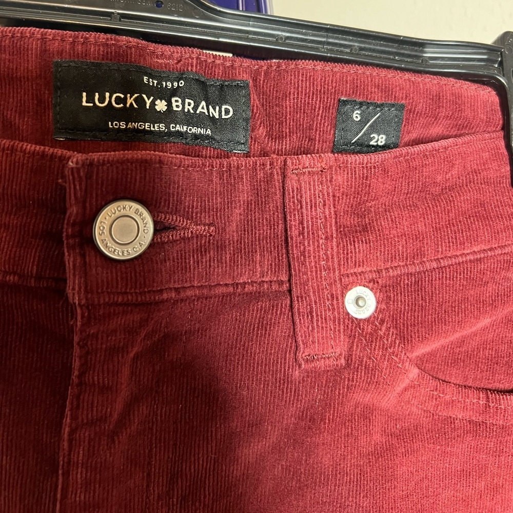 ⭐️Lucky Brand Ava corduroy pants - Picture 2 of 8